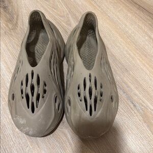 Stylish Olive Green Slip-On Shoes